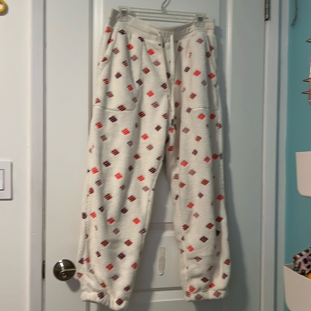 Anthropologie fleece joggers